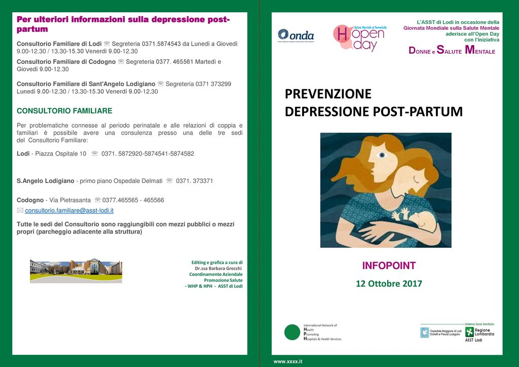 DEPRESSIONE POST PARTUM Ppt Scaricare